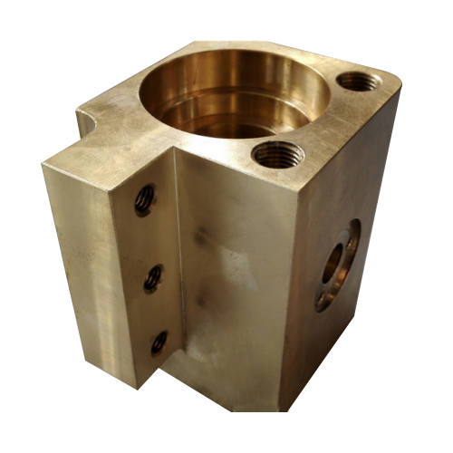 What types of CNC machines and equipment are typically used for machining copper parts with precision