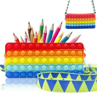 Why the Silicone Push Up Storage Bag Bubble Kids Pencil Case is a Must-Have for School