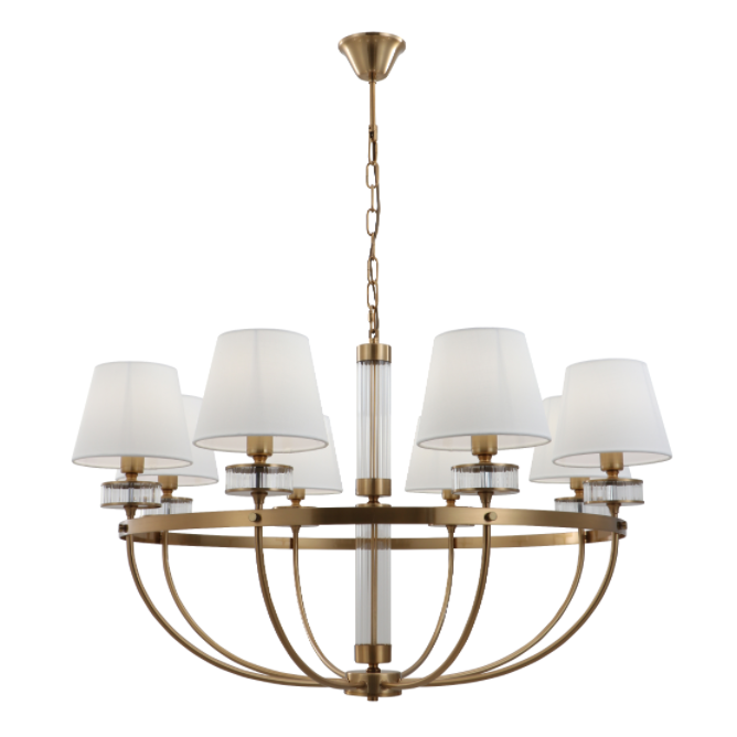 The Elegance of 8-Shades Bowl Vintage Dining and Living Room Chandeliers
