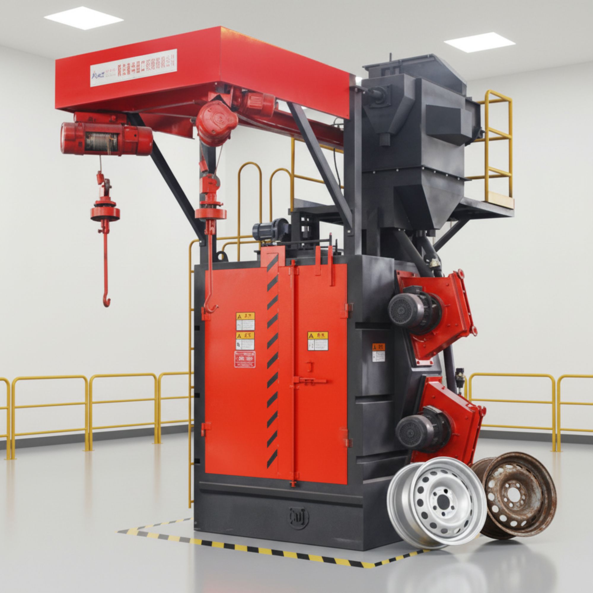 Custom Double Hook Shot Blasting Machine Manufacturer: Precision Engineering for Demanding Applications
